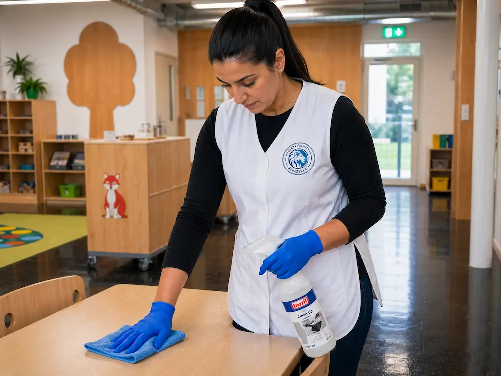 Schul- & Kindergartenreinigung in Wien – sicher & gesund Ausführung